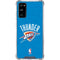 NBA OKC Thunder Distressed Galaxy S20 FE Clear Case